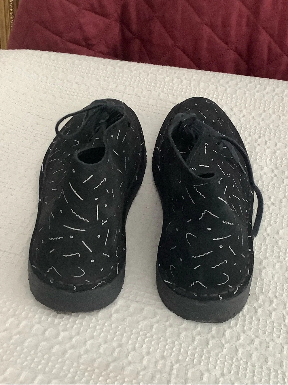 Clarks Black Leather Ankle Booties